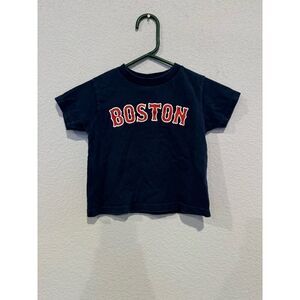 Rabbit Skins Kid's Size 4 Short Sleeves Crew Neck Graphic T-Shirt Dark Blue